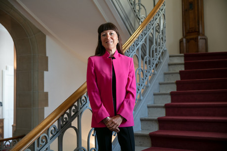 Françoise Thoma, directeur général de la Spuerkeess, se réjouit d’avoir vu le personnel de la banque participer à la nouvelle campagne. (Photo: Romain Gamba / Maison Moderne)