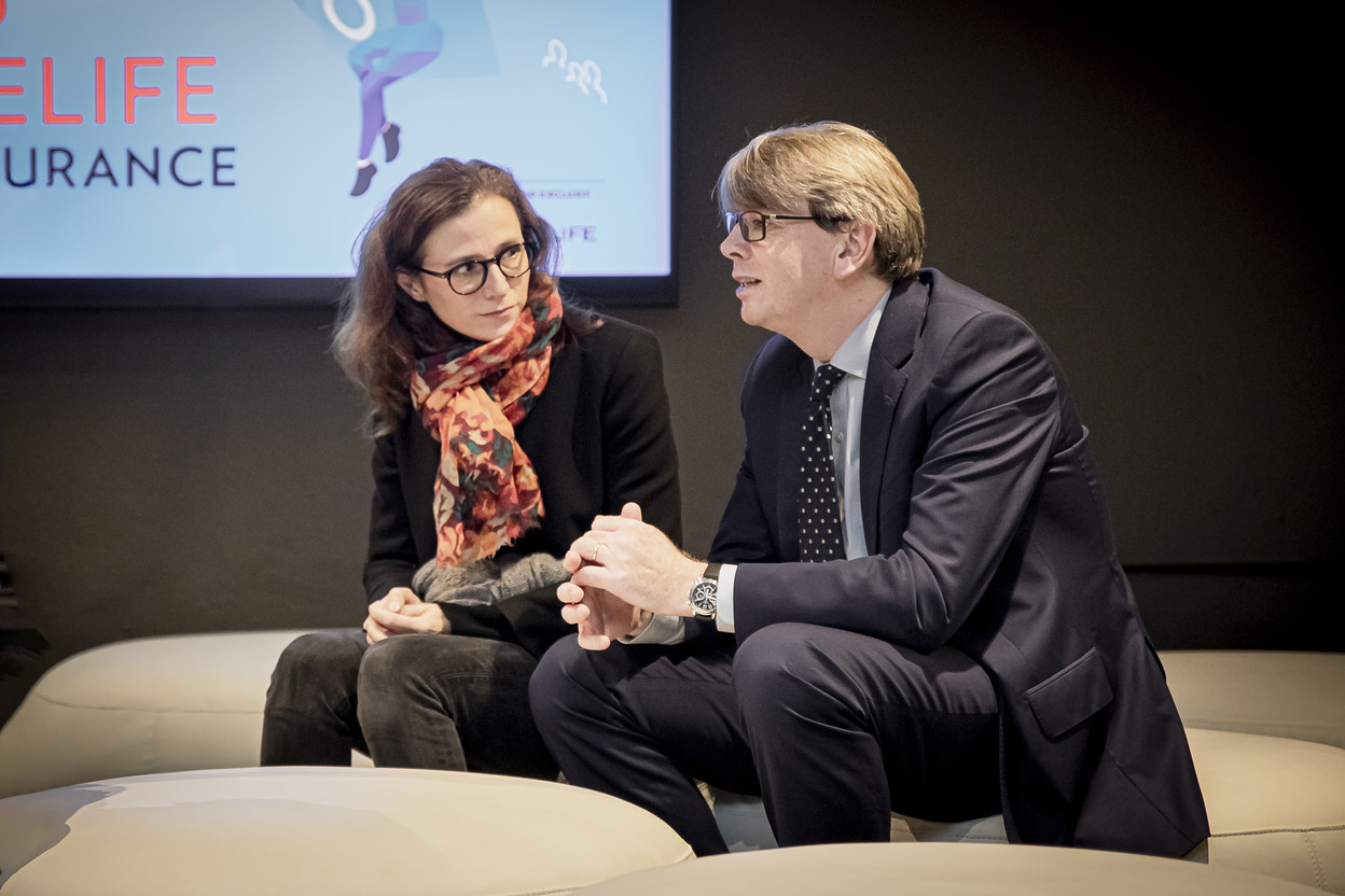 Claire de Boursetty, Legal Policy Advisor à l’ACA, et Matt Moran, Insurance Industry Leader chez PwC Luxembourg Maison Moderne Publishing SA