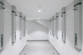 The showers. Photo: Matic Zorman / Maison Moderne