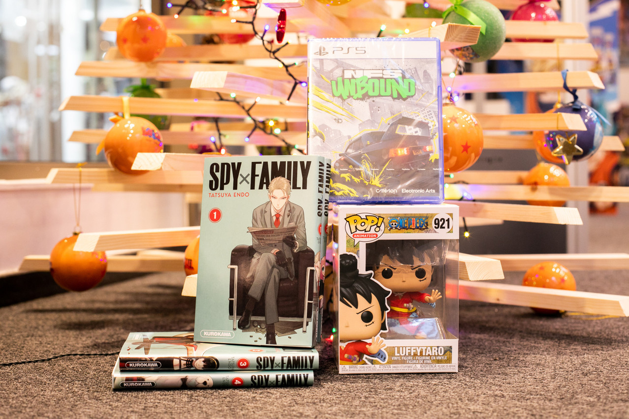 These are the three most popular items at Le Réservoir, which specialises in video games, comics, manga and figurines. (Photo: Matic Zorman/Maison Moderne)