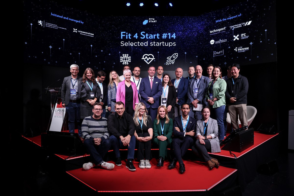 Les start-up retenues pour la 14 e  édition du programme Fit4start. (Photo: Sophie Margue/ Luxinnovation)
