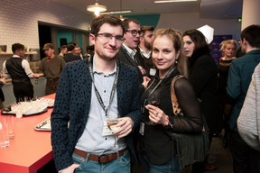 Guillaume Chatelain (Serpico) et Desislava Radeva (Accenture Luxembourg) (Photo: Jan Hanrion/ Maison Moderne)