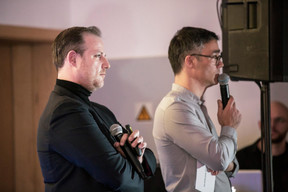 Marc Fleschen (Zero 1) et Julien Delpy (Maison Moderne) ((Photo: Jan Hanrion/ Maison Moderne))