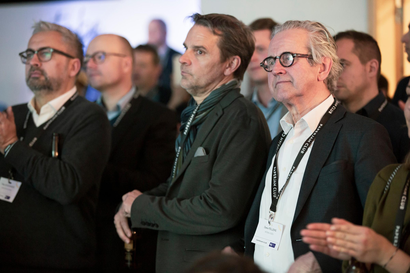 Denis Fellens (Interlycées) à droite (Photo: Jan Hanrion/ Maison Moderne)