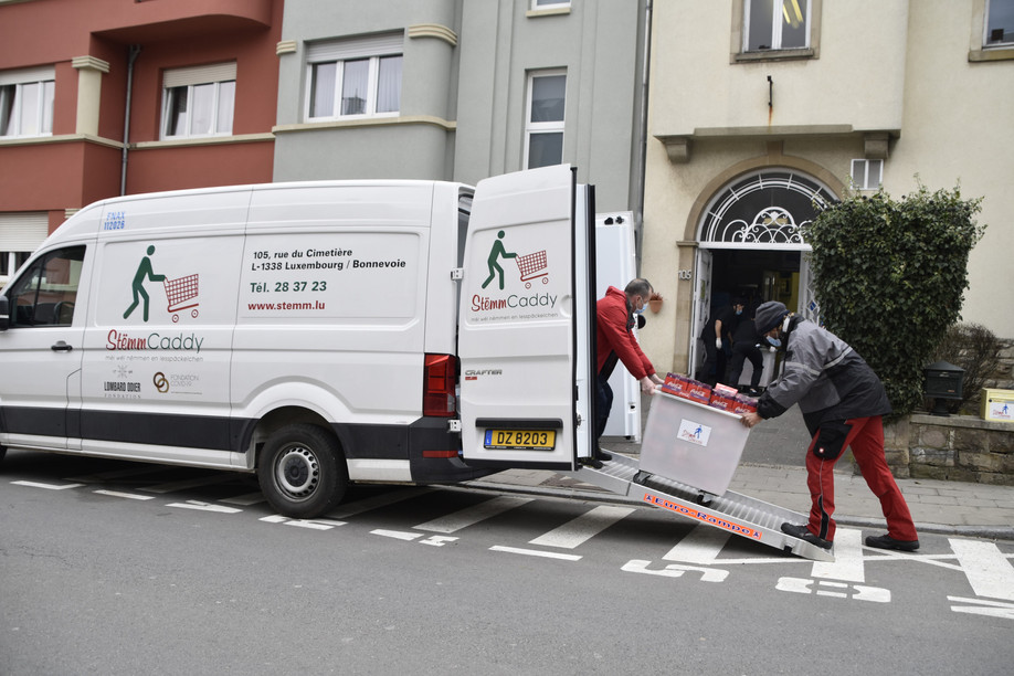 The Stëmm vun der Strooss creates jobs through food collection, processing and redistribution Photo: Stëmm vun der Strooss