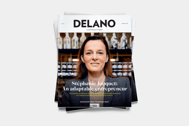 L’édition de mars 2022 de Delano, disponible en kiosque depuis le 25 février.  (Illustration: Maison Moderne)