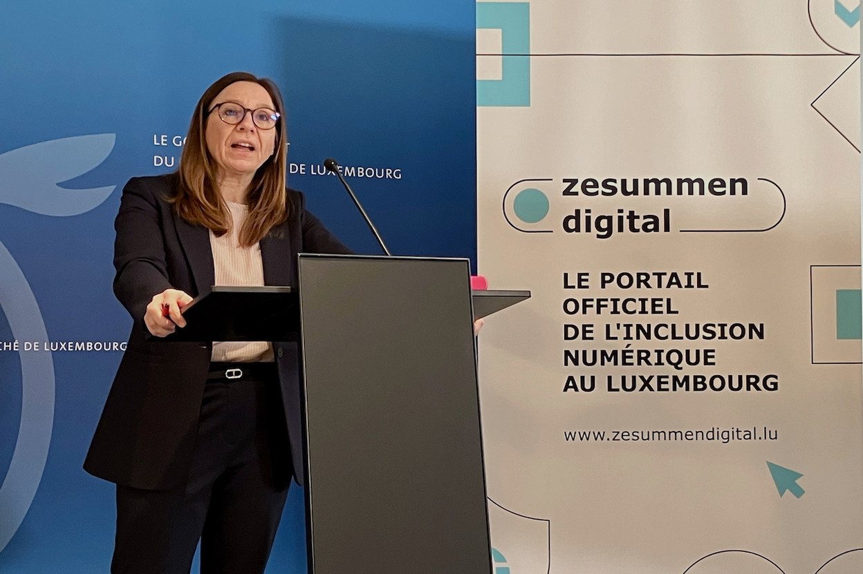 For Stéphanie Obertin, it is imperative to support the 25% of the population who have difficulty with digital.  (Photo: Marc Fassone / Paperjam)