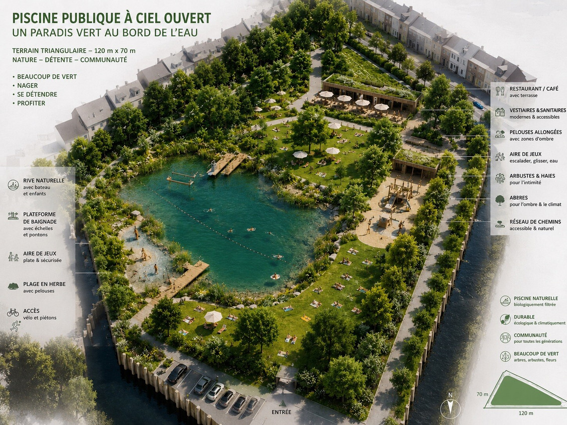 Bursting with ideas, Steve Krack has drawn up a very well-structured plan for Esch-sur-Alzette. All that remains is to get everyone involved and rally all those willing to help. (Image provided by Steve Krack)