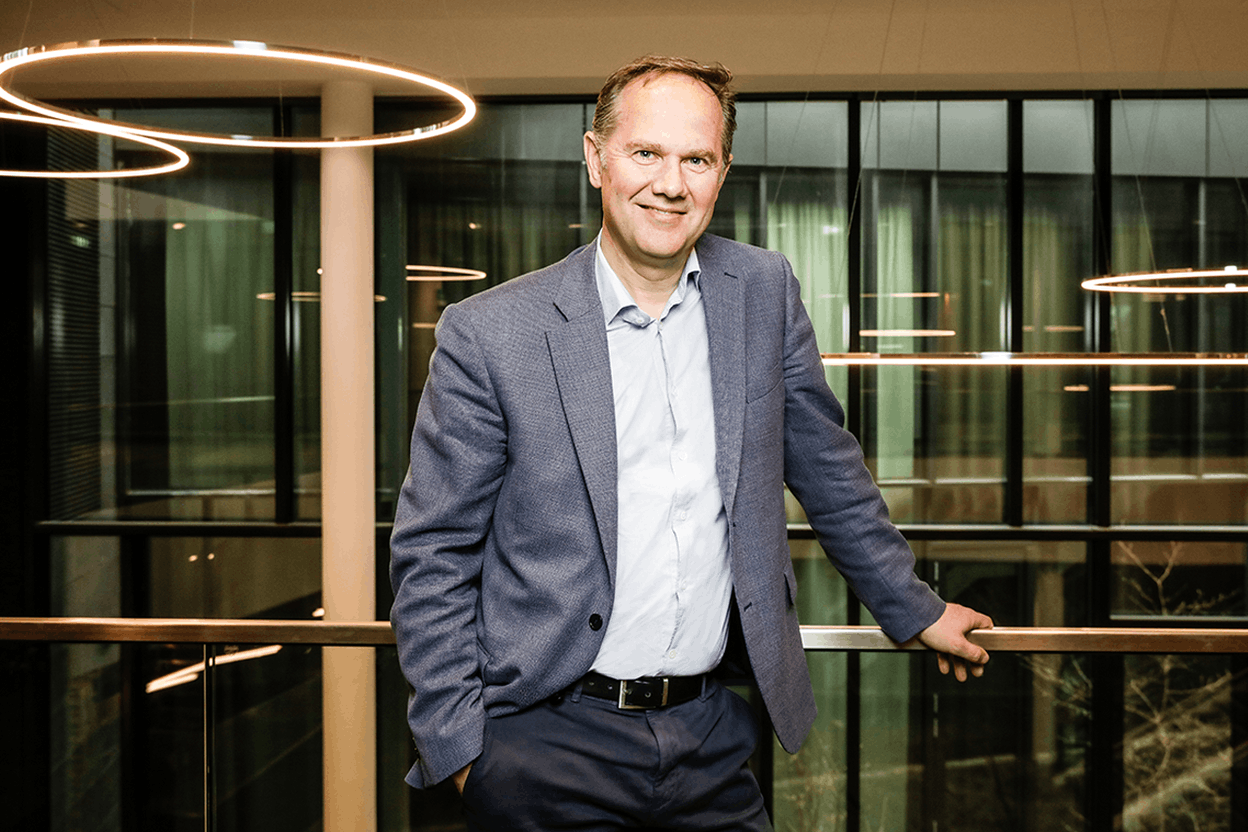 « BNP Paribas est un acteur mondial avec un fort ancrage local » – Robert van Kerkhoff, Managing Director, BNP Paribas S.A., Luxembourg branch. Crédit photo : Marie Russillo Maison moderne