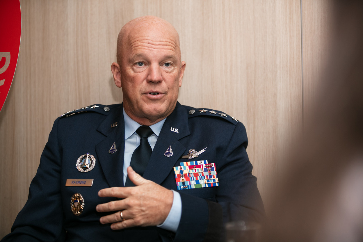 General John William “Jay” Raymond, pictured during his visit to Luxembourg on 21 July Romain Gamba / Maison Moderne