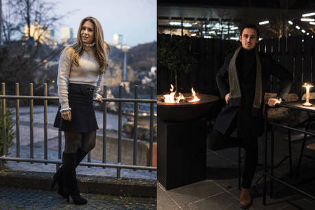 Kim Mathekowitsch et Alexandre Guenier nous présentent un style chic hivernal. (Photo: Mike Zenari)