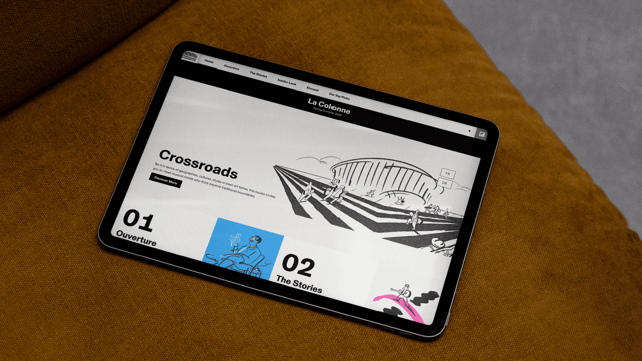 The digital magazine La Colonne (Photo: Philharmonie)
