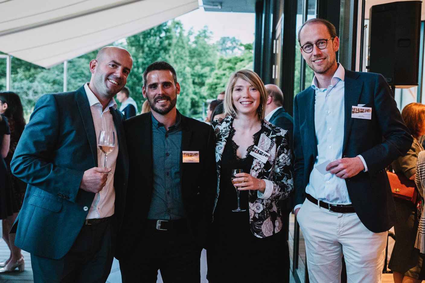Gérard Neiens (Hogan Lovells), Alexandre Ribeiro (YESSS Group), Laure Jacquet (Etude de Notaire Blanche Moutrier) et David Catala (Intertrust) (Photos: Aurélie Savart)