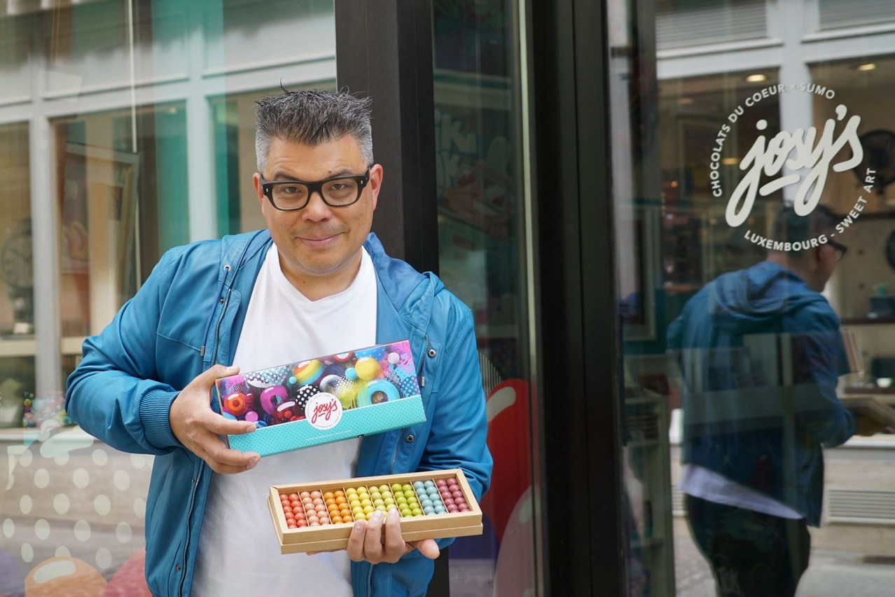 Josy’s, a collaboration that merges Sumo’s artwork and sweet treats produced by Chocolats du Coeur, is now open at 10 Rue Genistre. Photo: Tiffany Matos