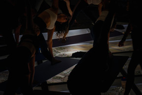 The Sunset Rooftop Yoga + Live Music event took place on 3 June 2026 at the Draï Eechelen Museum. (Photo: Virginie Willemet/Vyou)