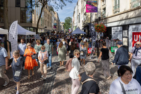 Thousands of visitors hit the streets of the city centre and Gare district for the Grande Braderie, 4 September 2023. Photo: Romain Gamba / Maison Moderne