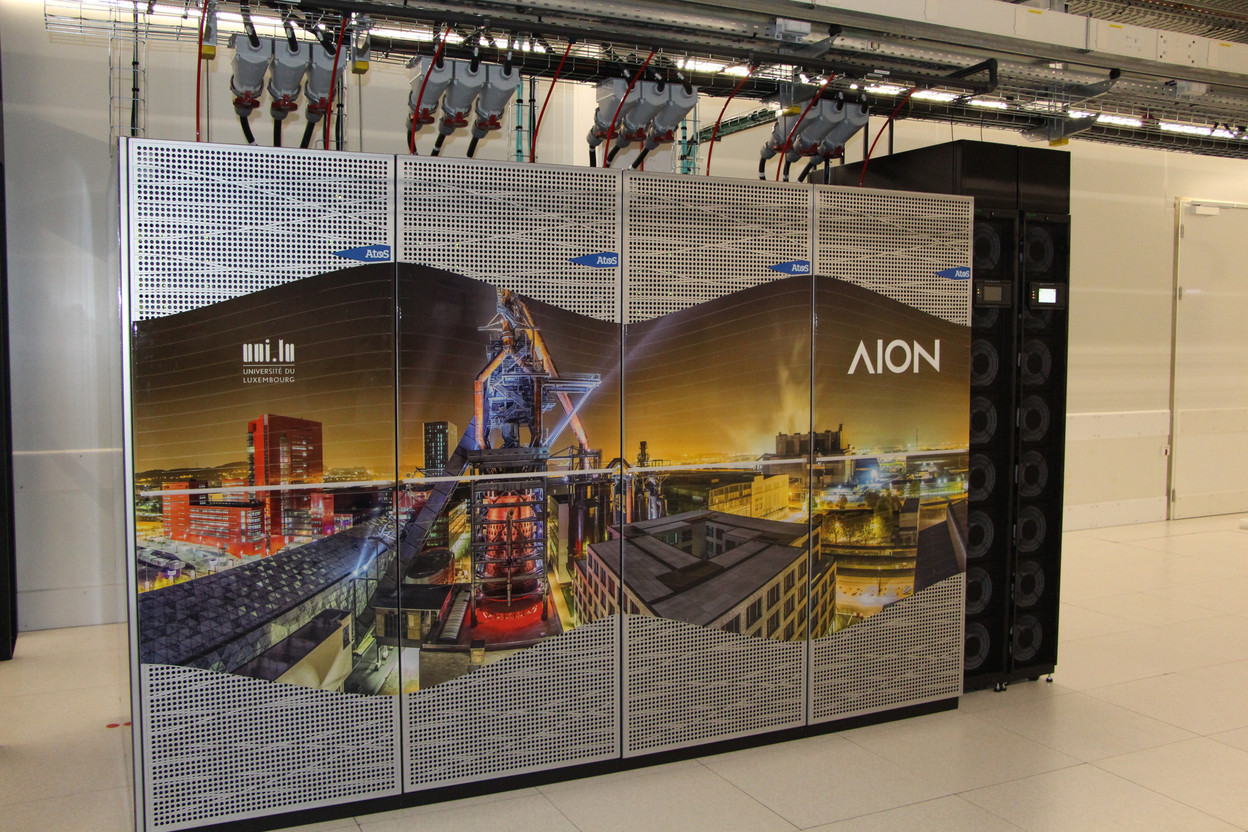The Aion supercomputer in Belval Photo: University of Luxembourg