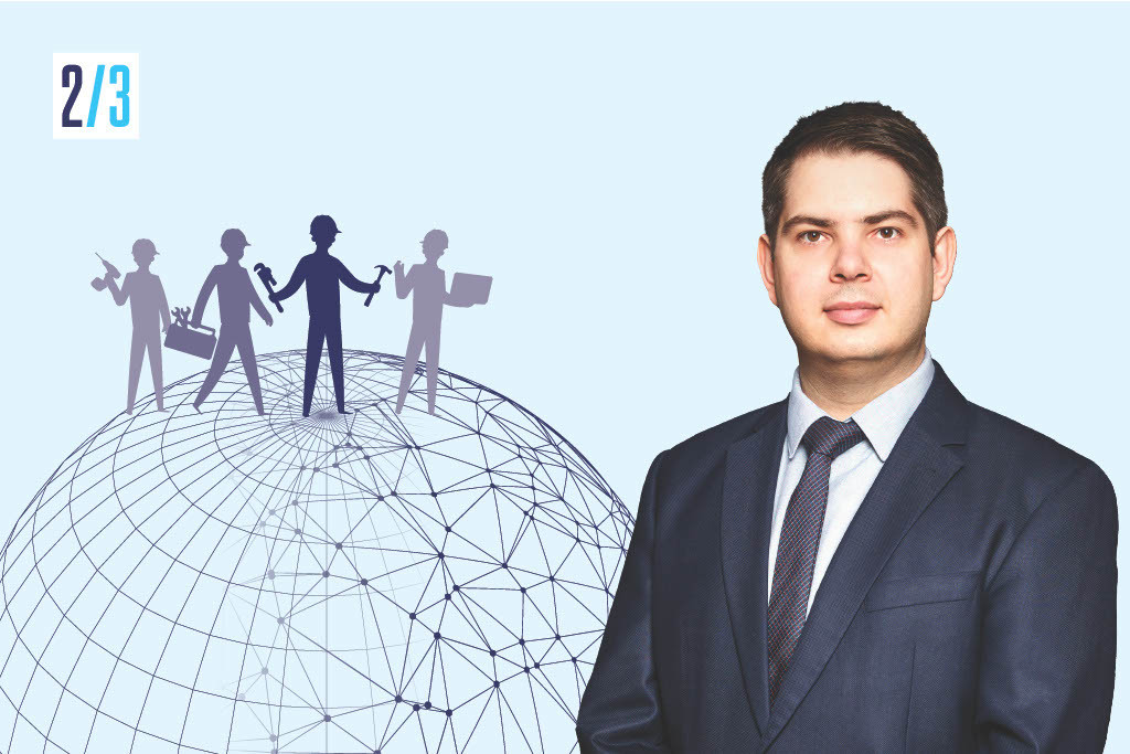 Valentin Plugaru, CTO at Luxprovide. Ilustration : Maison Moderne & Crédit photo : LuxpPovide