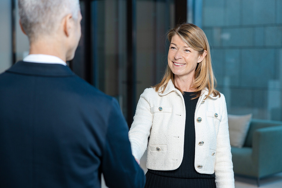Anne-Sophie Dufresne, Head of Corporate and Institutional Banking at BIL. Romain Gamba