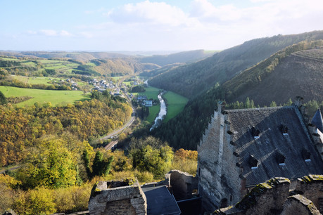 La boucle de randonnée de 10,5 kilomètres qui part de Bourscheid permet de visiter son château, perché sur un promontoire rocheux, qui comblera les amateurs de patrimoine. (Photo: Shutterstock)