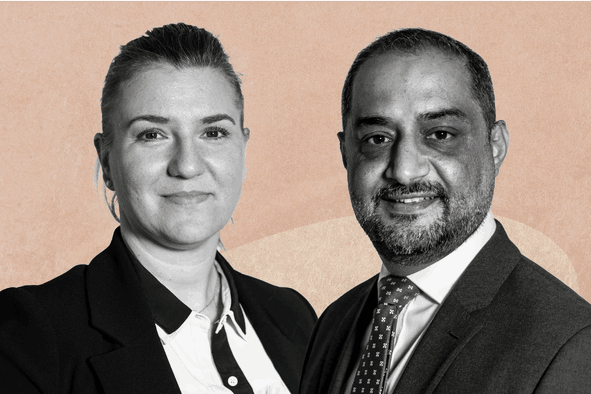 Vanessa Müller, consulting partner, ESG services leader at EY Luxembourg & Ajay Bali, technology consulting partner, digital emerging technologies and data solutions leader at EY Luxembourg Credit: Crossfire for Maison Moderne