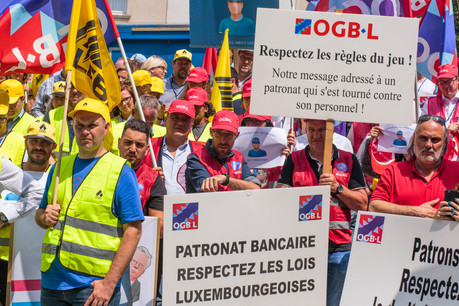 Les différents syndicats du secteur financier ne sont plus prêts, actuellement, à parler d’une seule voix comme à l’époque du dossier Nordea. (Photo: Matic Zorman/Archives Maison Moderne)