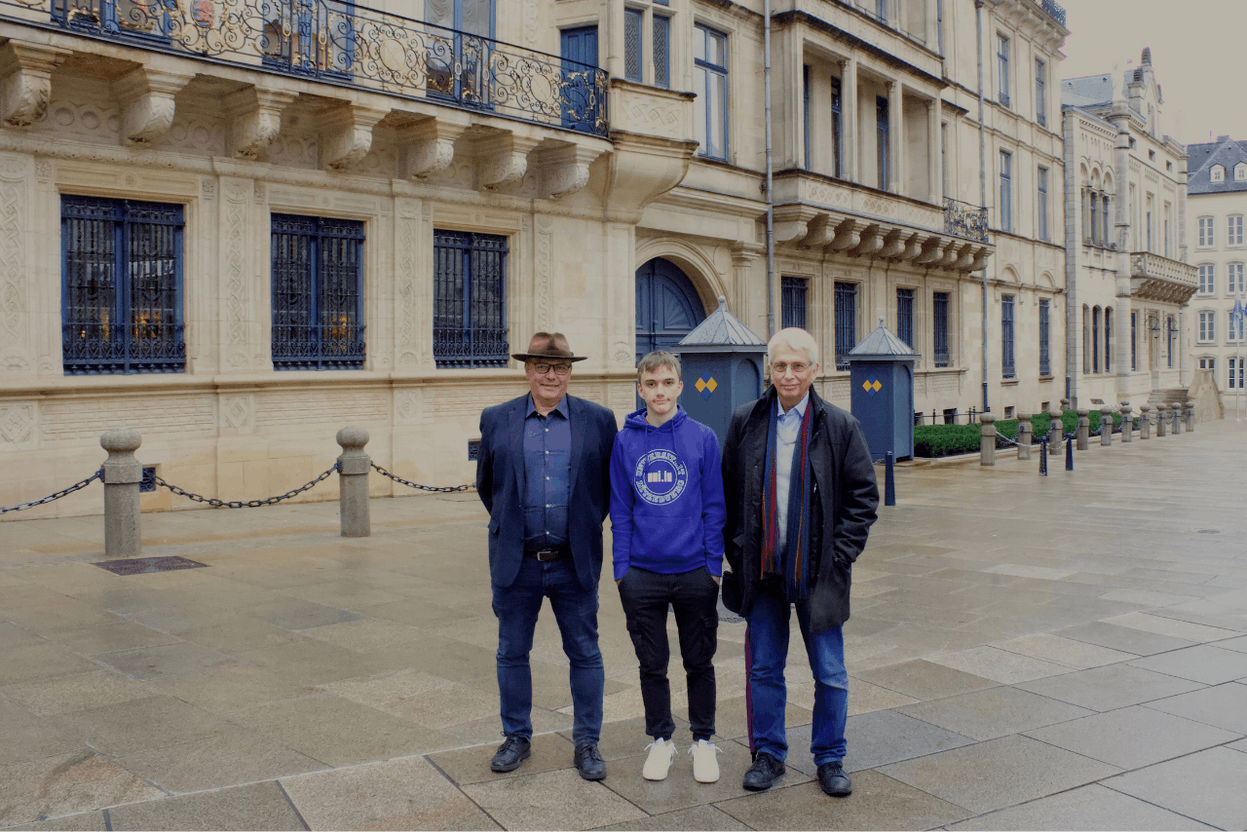 De gauche à droite: Alain Mennesson, Mil Mennesson et Denis Clébant. (Photo: Alain Mennesson)