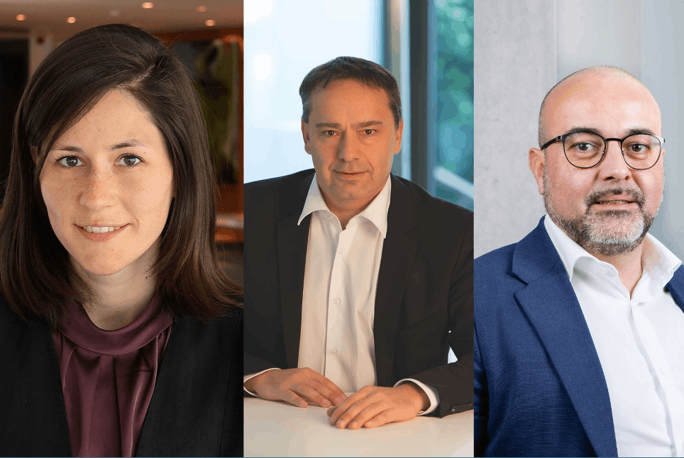 Beate Twellmeyer, Senior Manager, Laurent Collet, Partner & Simon Ramos, Partner at Deloitte Luxembourg. Credit: Deloitte Luxembourg
