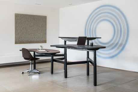 La collection de tables «Senses» est conçue par l’architecte d’intérieur Nathalie Van Reeth. (Photo: Bulo)