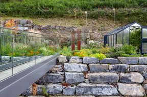 Passionate about gardening, the couple have a vegetable garden. Photo: Camille Dengler