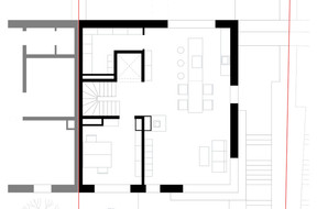 Floor plan of the second floor. Illustration: Jonas Architectes