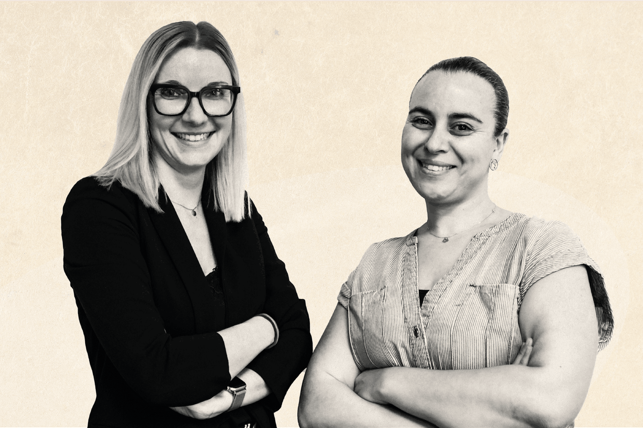 Jacqueline Scheer, HR deputy and Hana Janah, head of HR chez Päiperléck (Photo: Crossfire for Maison Moderne)