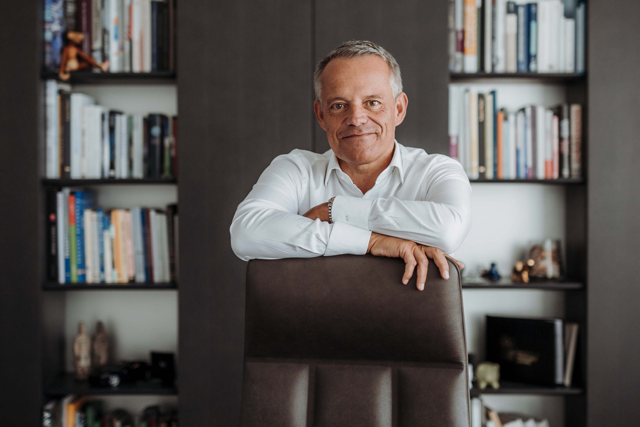 Guy Hoffmann, Président de l’ABBL, Association des Banques et Banquiers, Luxembourg. (photo Kary Barthelmeyen)