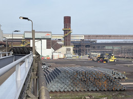 Here, the hood, 4,600 kinds of 7-metre socks on which the dust and slag are deposited and shaken. Today, one tonne of dust is collected and recycled every week. (Photo: Paperjam)