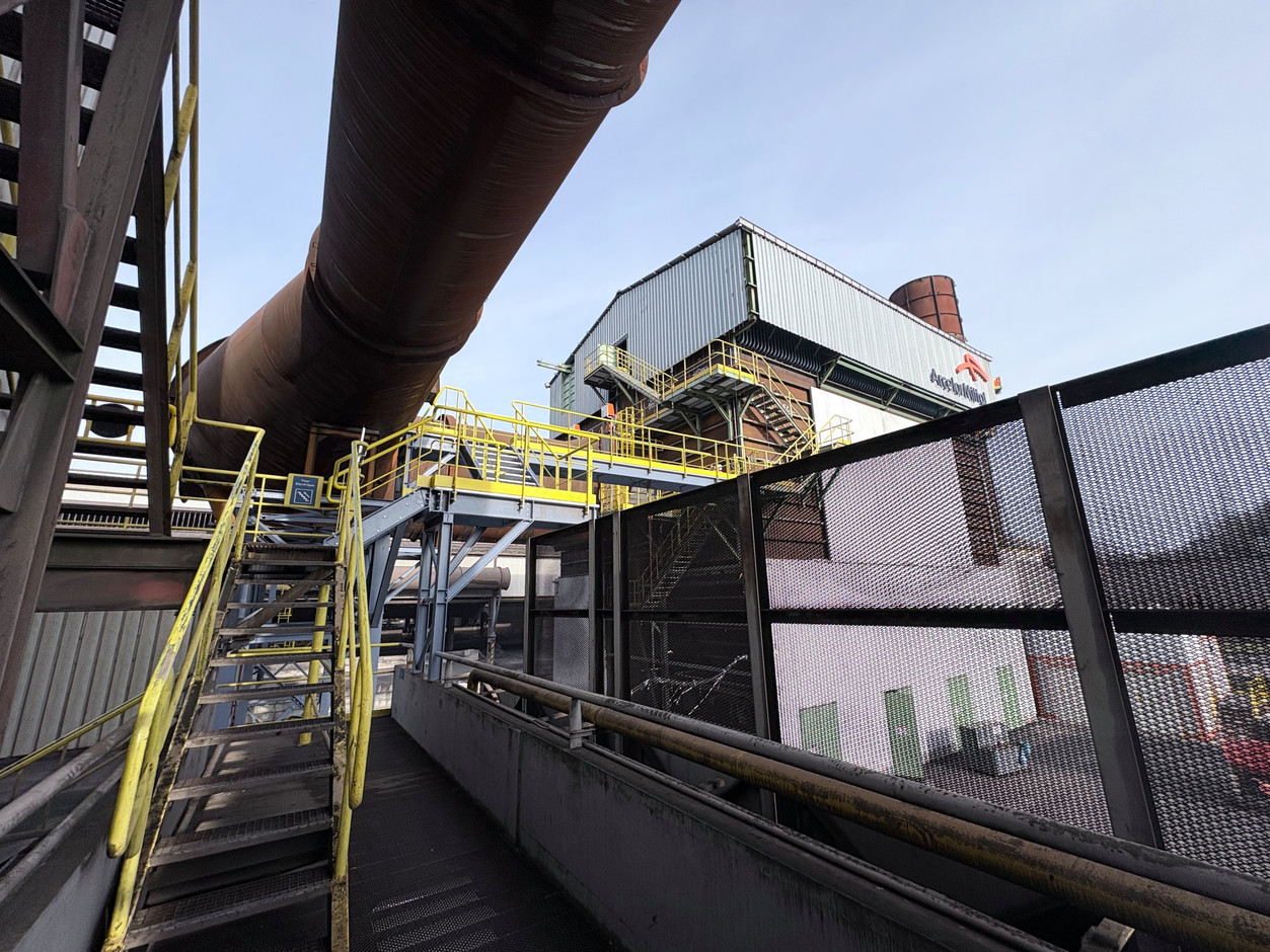 The “hoover” was taken from the Florange site, completely dismantled, transported to Differdange and reassembled on site. A model that is the object of much envy in Europe: contacts have been made in Poland, for example. (Photo: Paperjam)