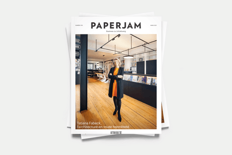 «Tatiana Fabeck, l’architecture en toute honnêteté» en une de Paperjam. (Photo: Andrés Lejona/Maison Moderne)