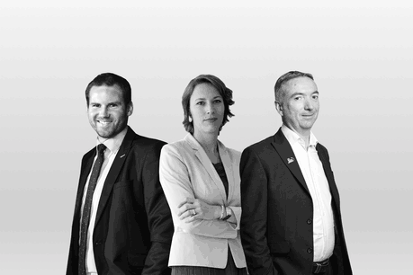 Alexandre Gauthy, Lauréline Renaud-Châtelain et Jean-Yves Leborgne. (Photo: Lucie Deluz, Edouard Olszewski et Patricia Pitsch / Maison Moderne)