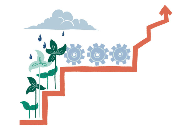 La finance durable est l’un des principaux leviers que veut utiliser l’Union européenne pour parvenir à la neutralité carbone à l’horizon 2050. (Illustration: Salomé Jottreau)