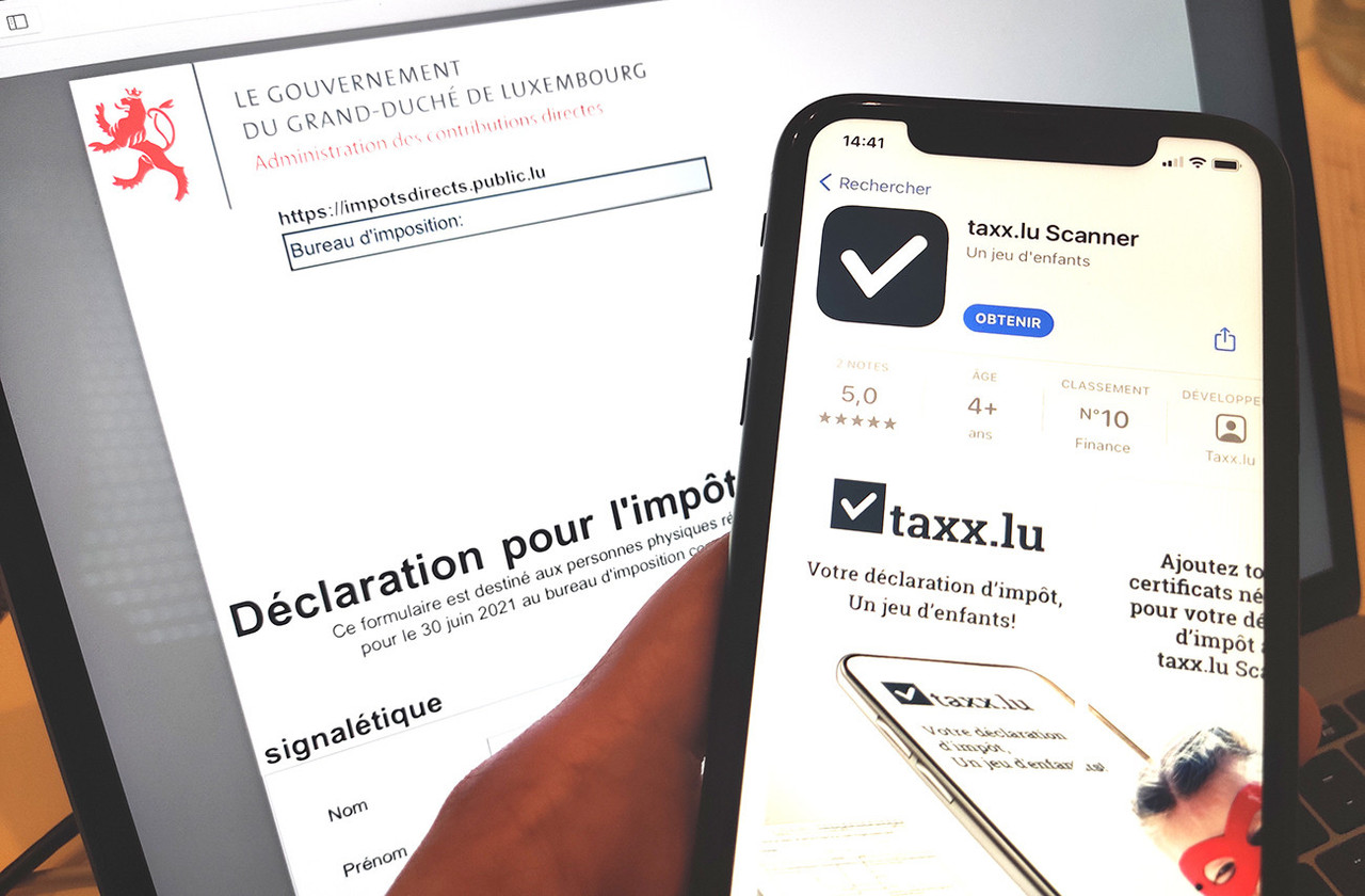 Taxx.lu a ajouté un scanner pour faciliter la prise en compte de documents externes lors des déclarations fiscales réalisées via sa solution. (Illustration: Maison Moderne)