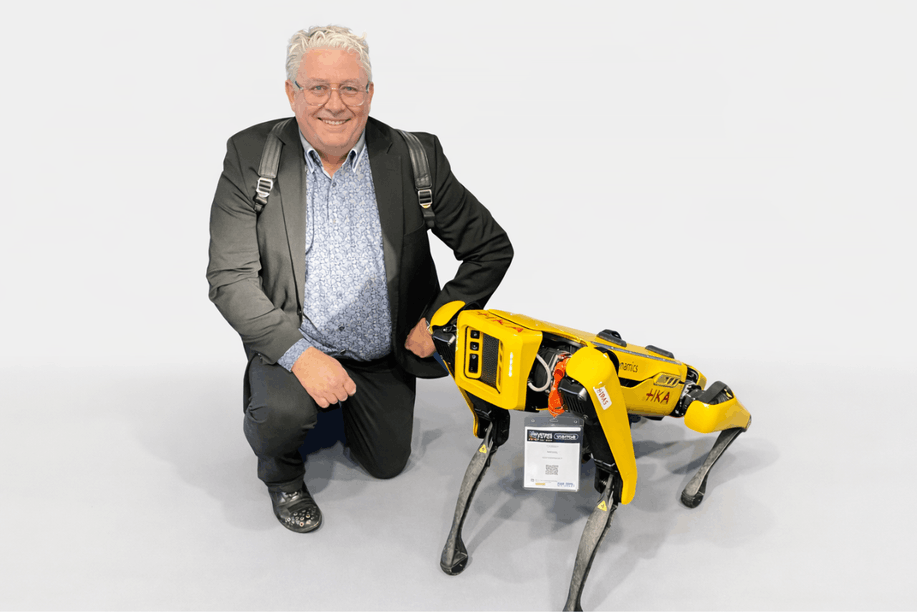Christian Michel, founder and CEO of TeamIA AI, at the Innovation Hub in Dudelange – your sovereign AI partner, referenced Fit4AI, Fit4Digital and SME Packages by the Ministry of the Economy. Photo: TeamIA
