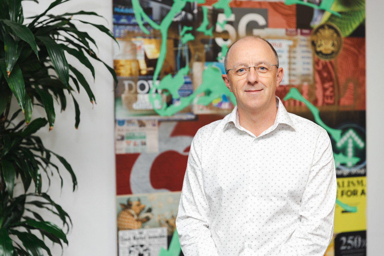 “Early in 2024, we have a new multi-currency debit card coming out,” said Swissquote Bank Europe CEO Dave Sparvell, talking about some of the bank’s upcoming projects. Photo: Romain Gamba/Maison Moderne