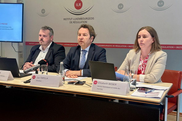 “The trend is to do more and more through the internet,” said Luc Tapella, director of Luxembourg’s national regulatory body, the ILR at a Monday press conference.  Photo: Paperjam