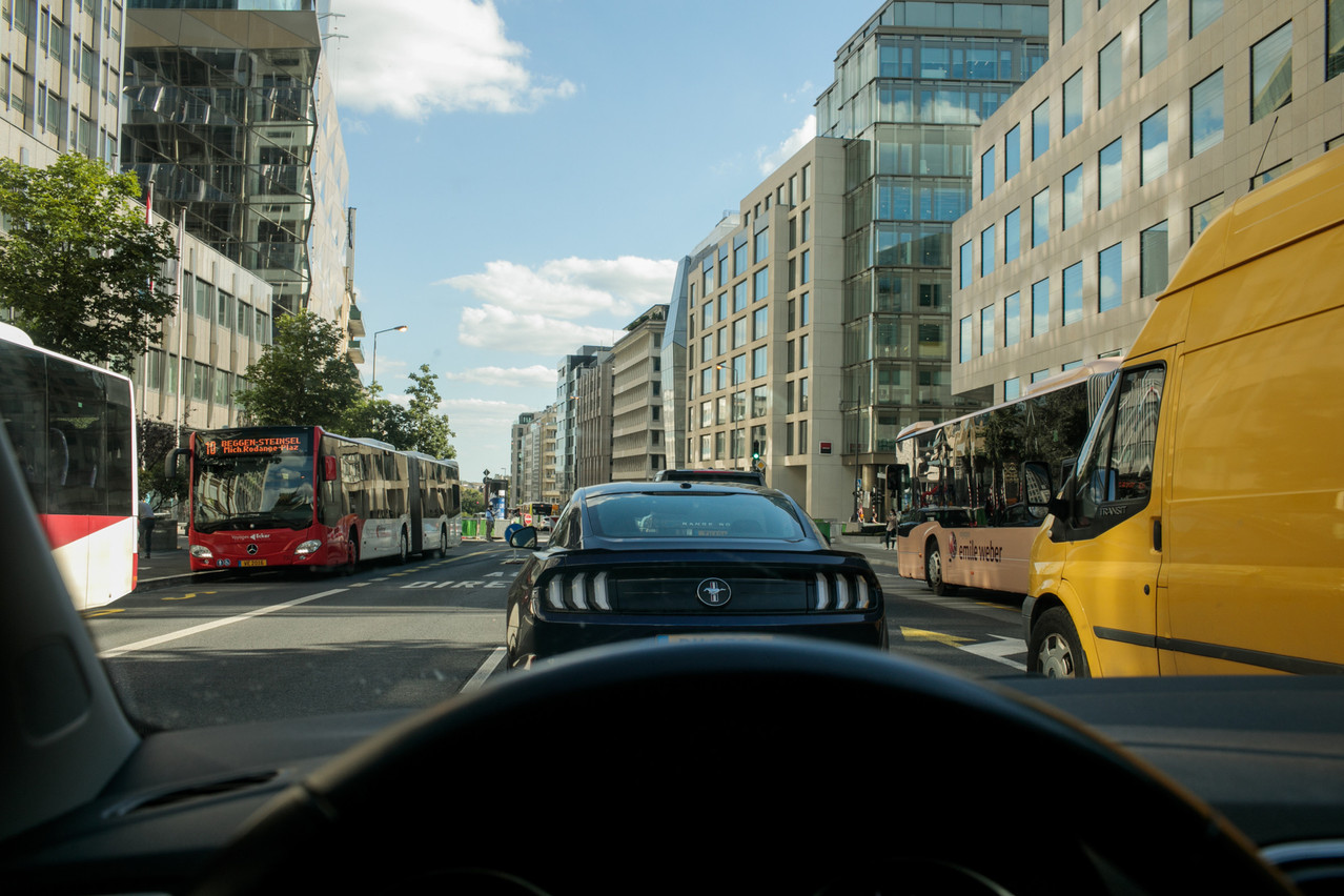 En 2020, les automobilistes ont perdu 105 heures dans les bouchons au Luxembourg. (Photo: Matic Zorman/Maison Moderne)