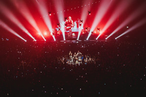 Shaka Ponk lors du dernier concert à la Rockhal, le 15 mars, lors de sa tournée d’adieu. (Photo: Rockhal)
