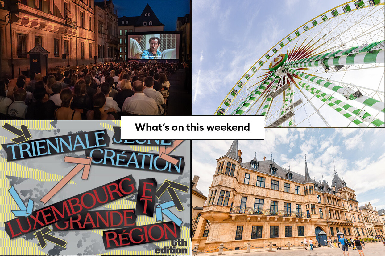 From left to right and top to bottom: Open-air cinema, the Schueberfouer, the Rotondes, the Grand Ducal Palace. (Photo: Yann Tonnar/archives, Romain Gamba/archives, Klara Troost, Shutterstock)