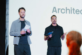 Antoine Iung and Gianni Bartolomeo (a+a). Photo : Julian Pierrot / Paperjam