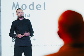 Bujar Hasani (ODA Architects). Photo : Julian Pierrot / Paperjam
