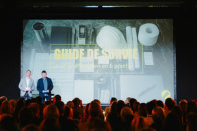 Antoine Bitaine and Philippe Bosch (Made Architecture). Photo : Julian Pierrot / Paperjam