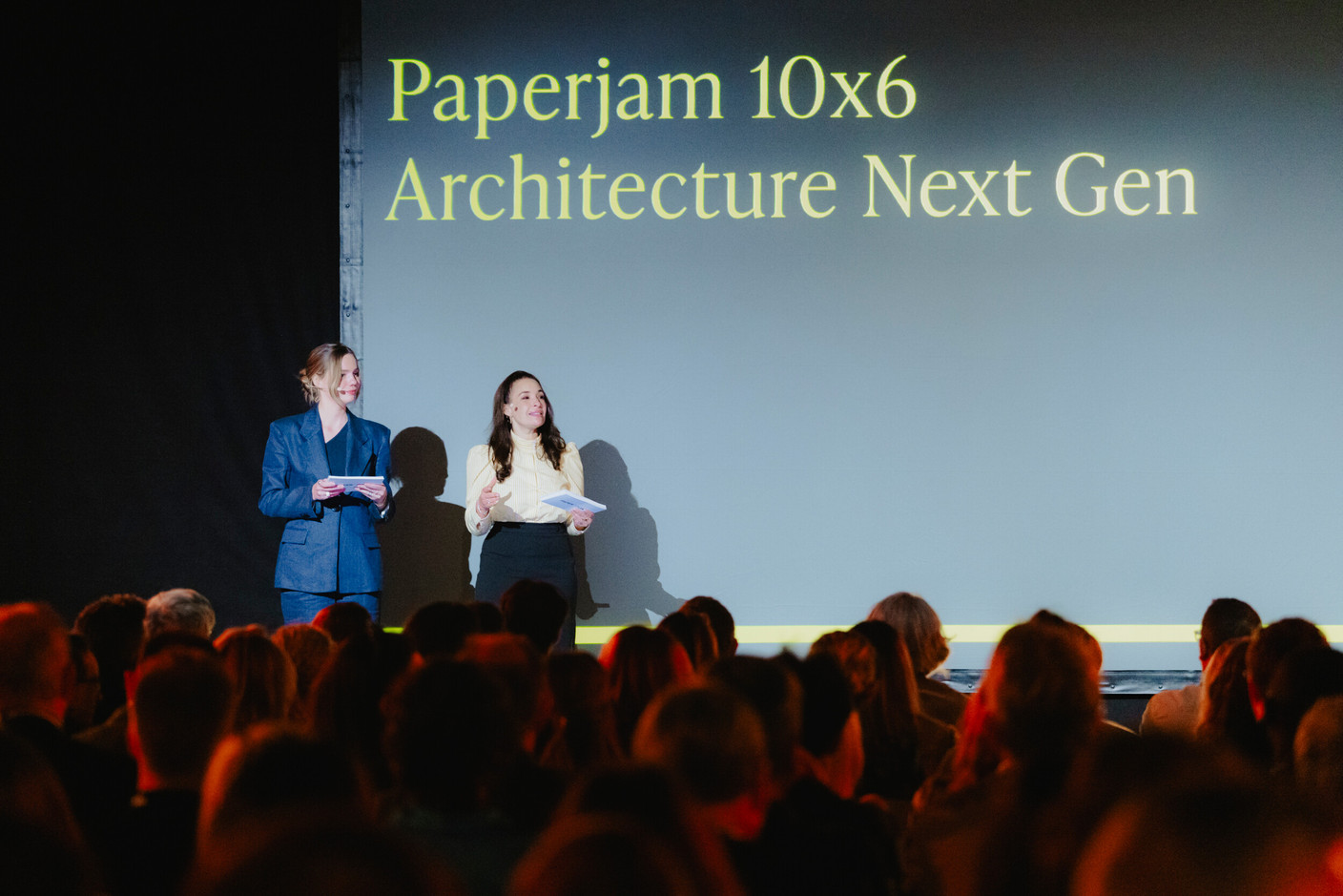 Marie-Jo Gutenkauf and Alix Bellac (Paperjam). Photo : Julian Pierrot / Paperjam
