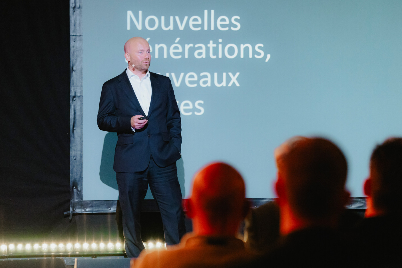 Michael Taelman (CBRE). Photo : Julian Pierrot / Paperjam
